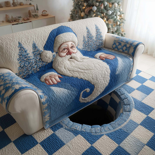 Jolly Santa Quilted Sofa Cover GFTOMA6889