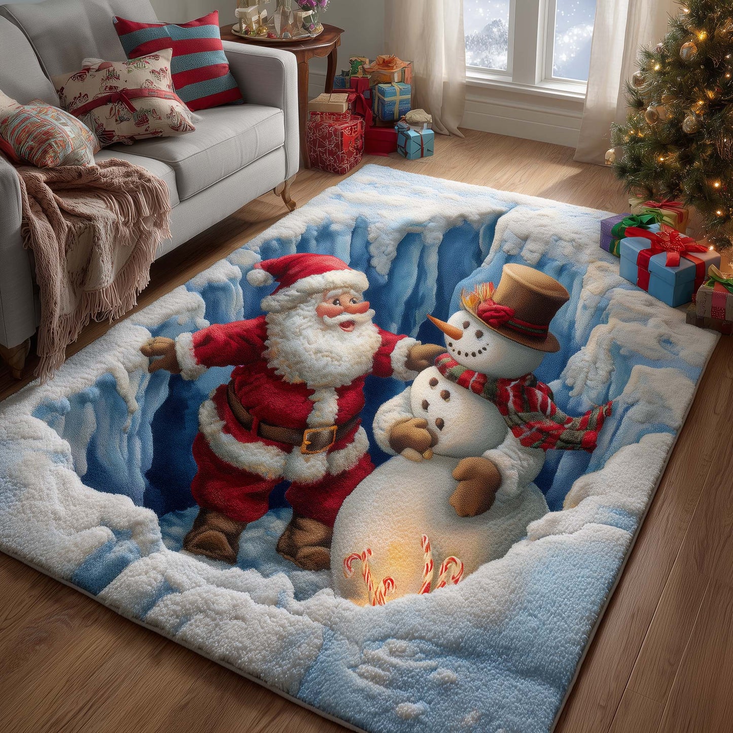 Snowman Lane Area Rug GFTOMA6902