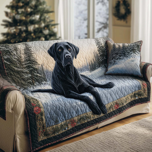Labrador Quilted Sofa Cover GFTOMA6924