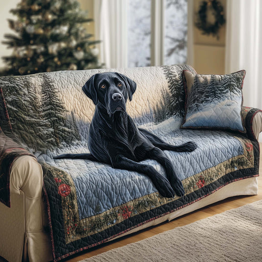 Labrador Quilted Sofa Cover GFTOMA6924