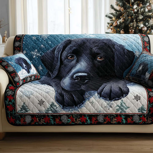 Labrador Quilted Sofa Cover GFTOMA6929