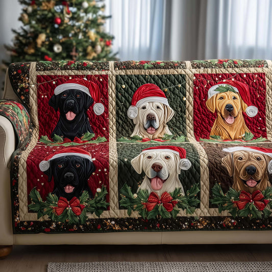 Labrador Quilted Sofa Cover GFTOMA6931