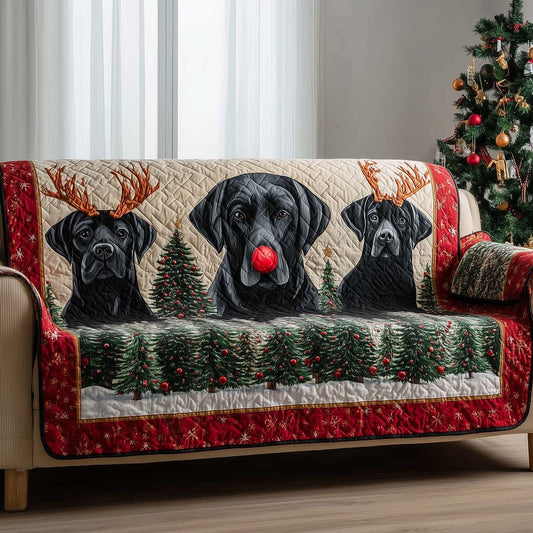 Labrador Quilted Sofa Cover GFTOMA6932