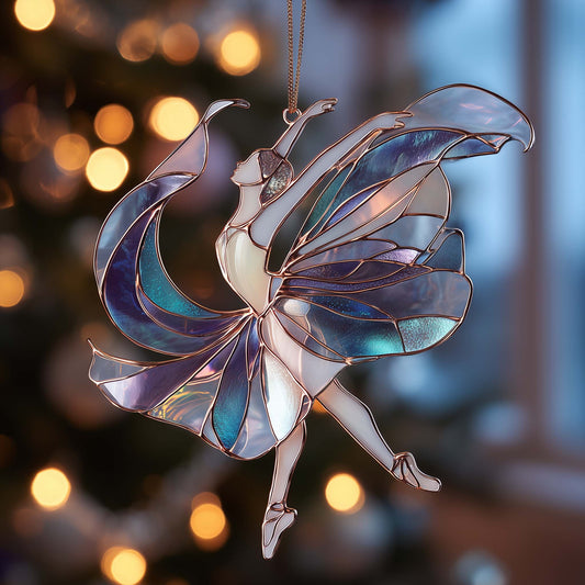 Ballerina Christmas Mica Ornament GFTOMA6950