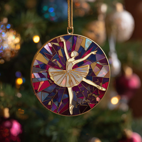 Ballerina Christmas Mica Ornament GFTOMA6953