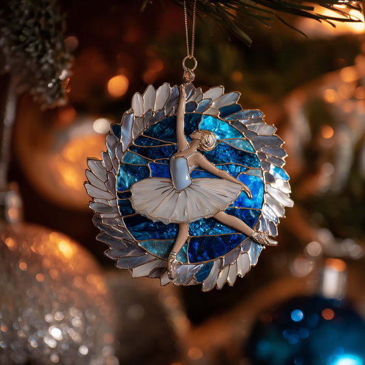 Ballerina Christmas Mica Ornament GFTOMA6954