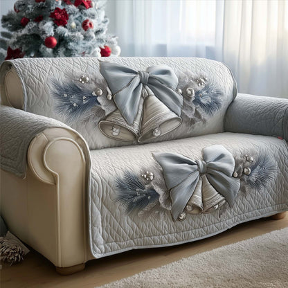 Snowy Retreat Quilted Sofa Cover GFTOMA6976