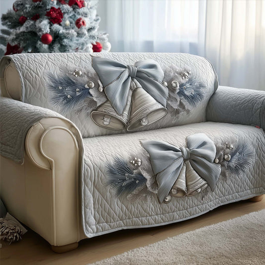 Snowy Retreat Quilted Sofa Cover GFTOMA6976