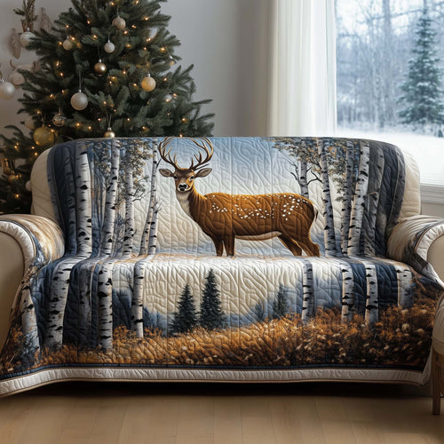 Deer Quilted Sofa Cover GFTOMA7031