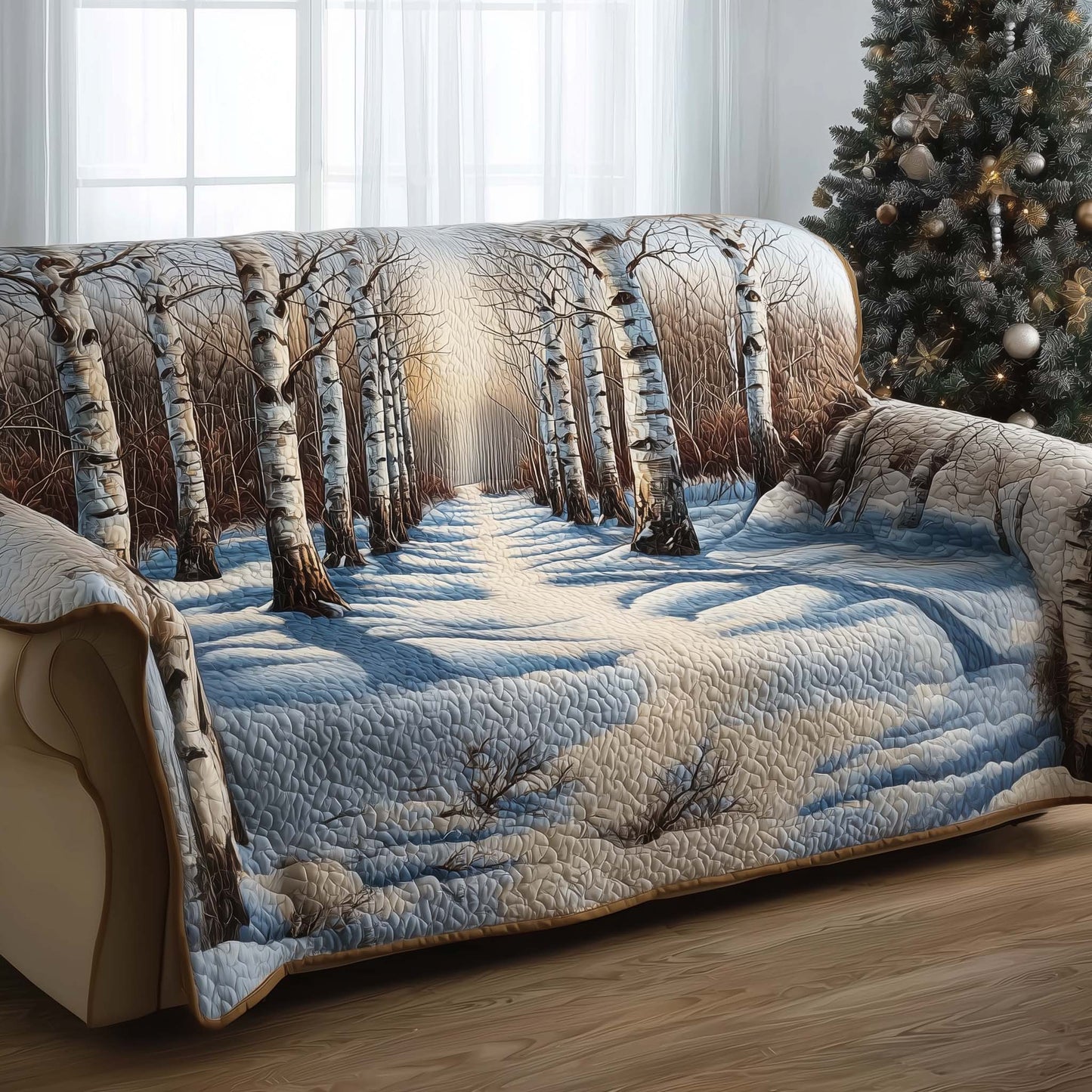 Deer Quilted Sofa Cover GFTOMA7033