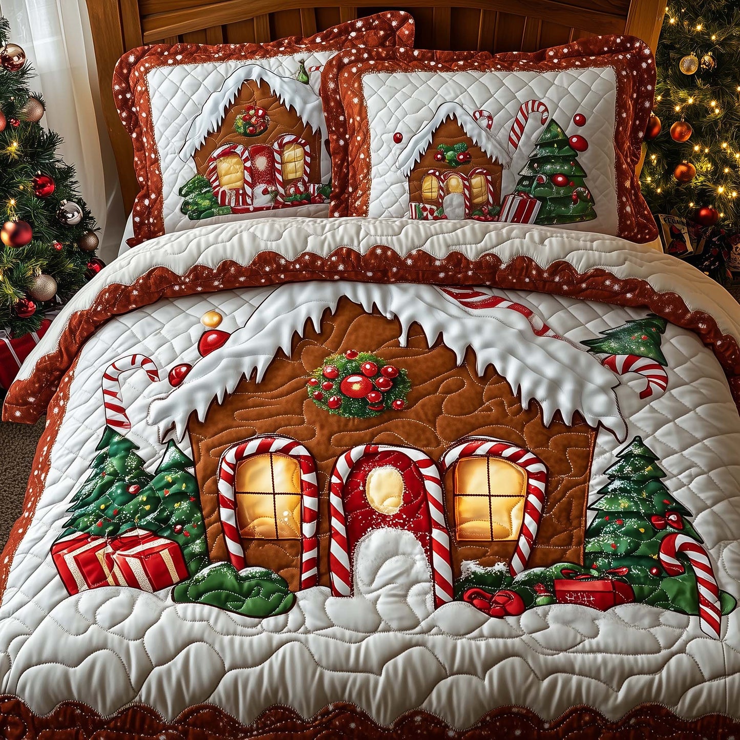 Gingerbread House Duvet Cover Set GFTOMA7075