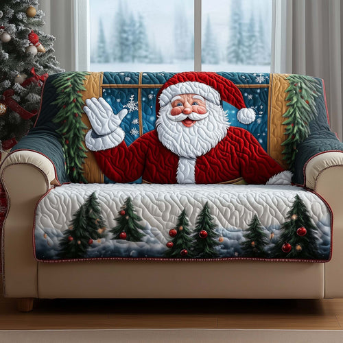 Jolly Santa Quilted Sofa Cover GFTOMA7090