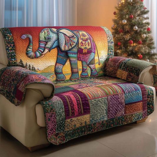 Elephant Quilted Sofa Cover GFTOMA7115