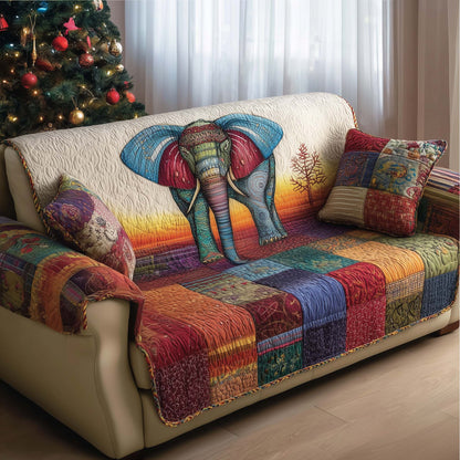 Elephant Quilted Sofa Cover GFTOMA7118