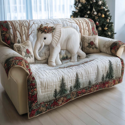 Elephant Quilted Sofa Cover GFTOMA7119