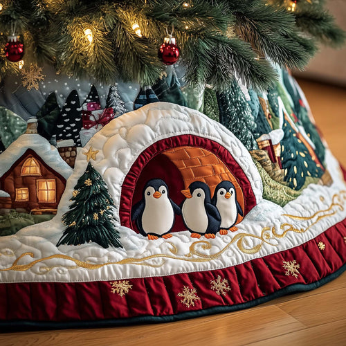 Penguin Quilted Tree Skirt GFTOMA7138