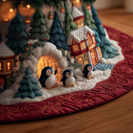 Penguin Quilted Tree Skirt GFTOMA7139