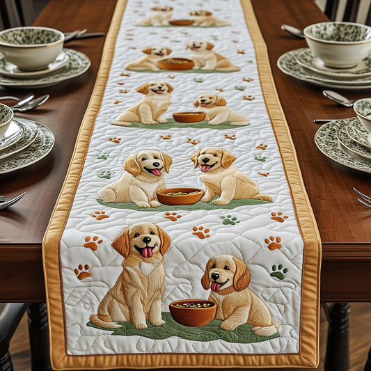 Golden Retriever Quilted Table Runner GFTOMA713
