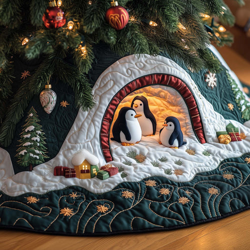 Penguin Quilted Tree Skirt GFTOMA7140