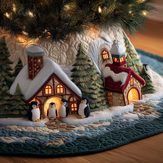 Penguin Quilted Tree Skirt GFTOMA7142