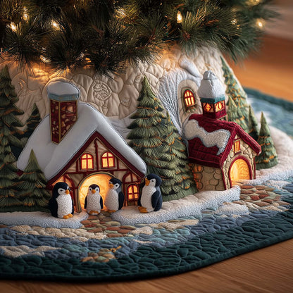 Penguin Quilted Tree Skirt GFTOMA7145