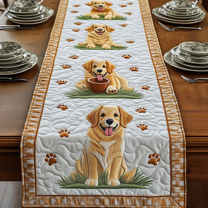 Golden Retriever Quilted Table Runner GFTOMA714