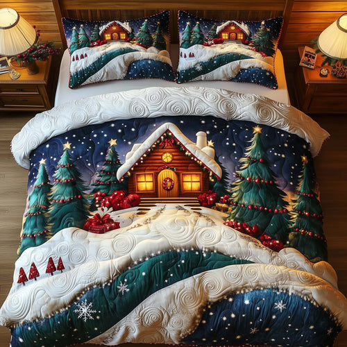 Winter Cabin Duvet Cover Set GFTOMA7161