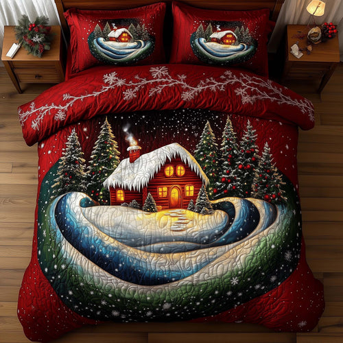 Winter Cabin Duvet Cover Set GFTOMA7162