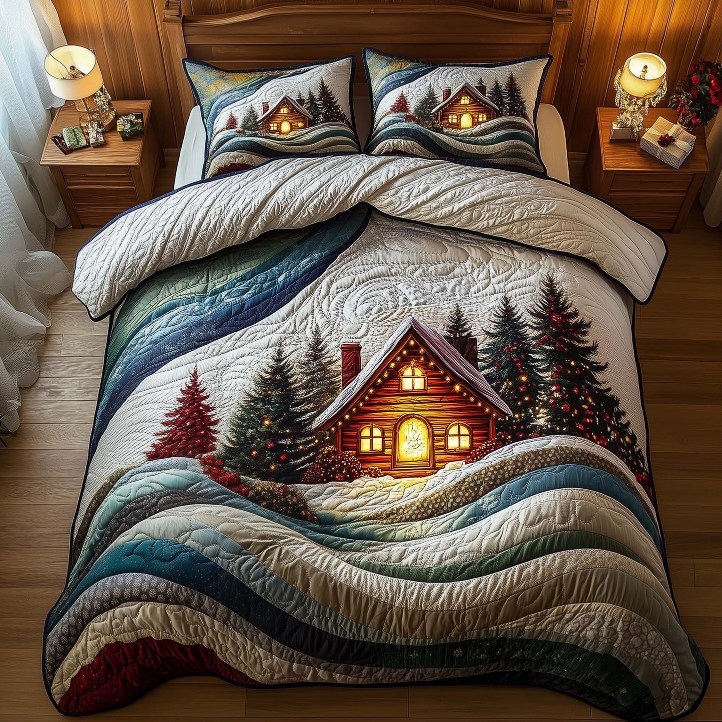 Winter Cabin Duvet Cover Set GFTOMA7167