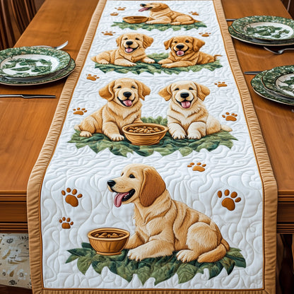 Golden Retriever Quilted Table Runner GFTOMA716