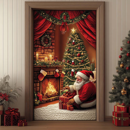 Jolly Santa Quilted Door Cover GFTOMA7173