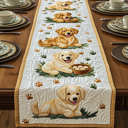 Golden Retriever Quilted Table Runner GFTOMA717