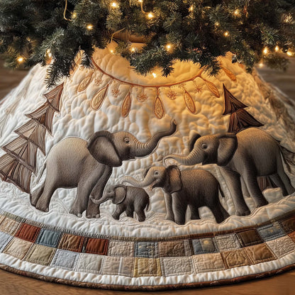 Elephant Quilted Tree Skirt GFTOMA7188