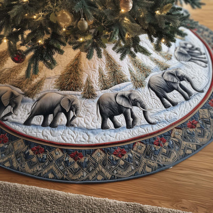 Elephant Quilted Tree Skirt GFTOMA7190