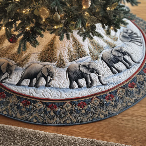 Elephant Quilted Tree Skirt GFTOMA7190
