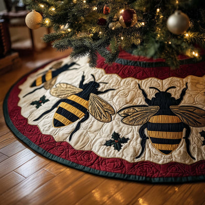 Bee Quilted Tree Skirt GFTOMA7199