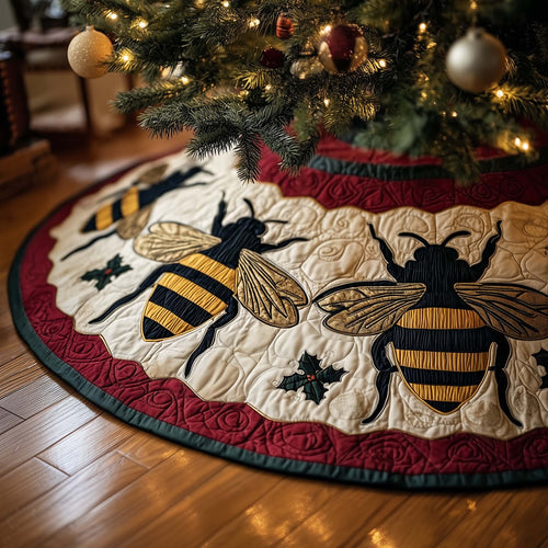 Bee Quilted Tree Skirt GFTOMA7199