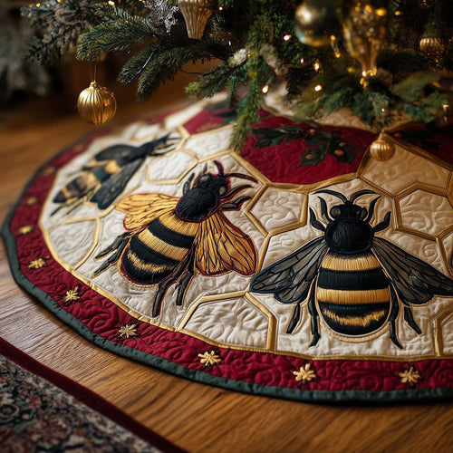 Bee Quilted Tree Skirt GFTOMA7200