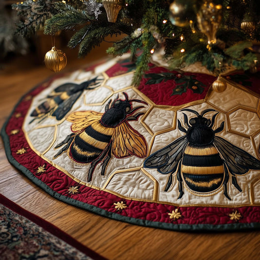 Bee Quilted Tree Skirt GFTOMA7200