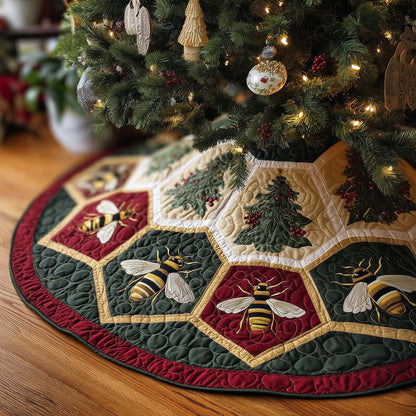 Bee Quilted Tree Skirt GFTOMA7201