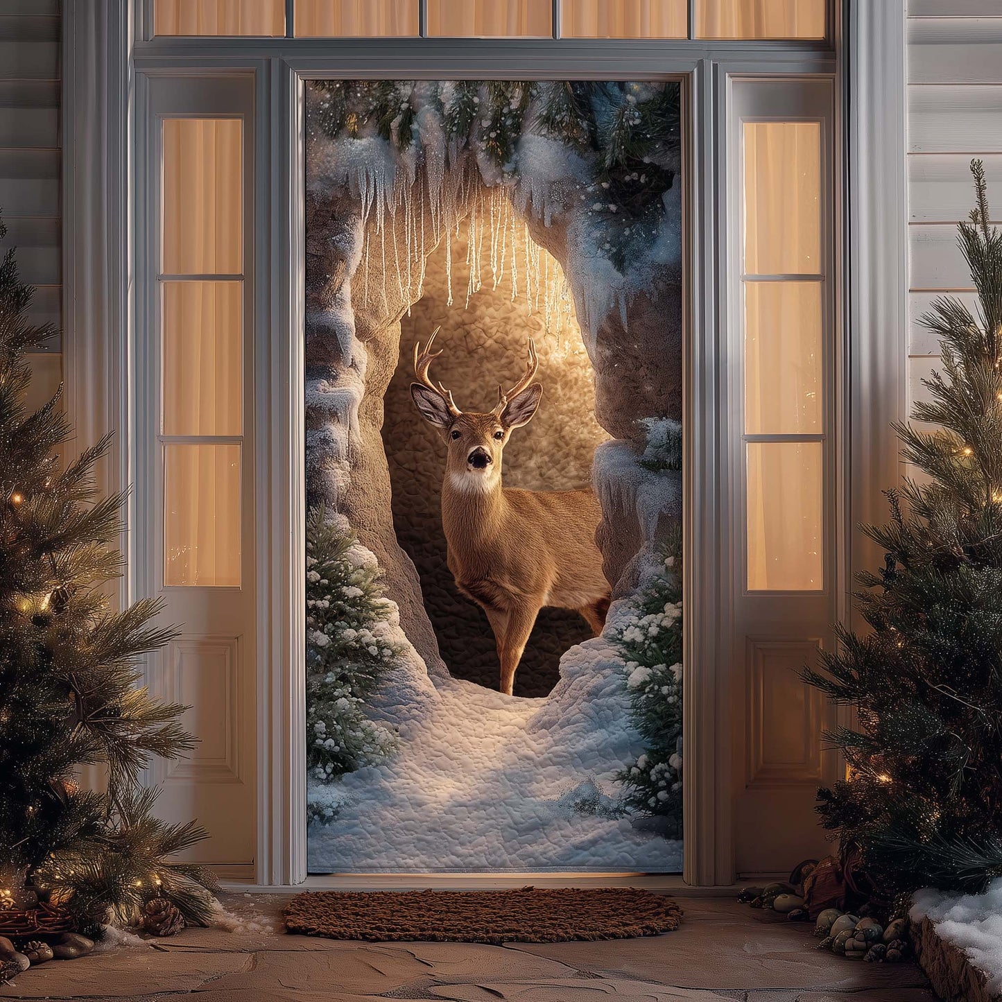 Deer Quilted Door Cover GFTOMA7208