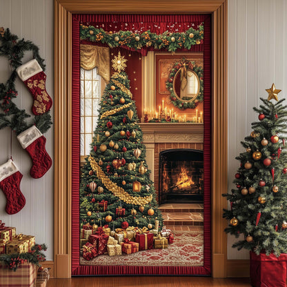 Evergreen Charm Quilted Door Cover GFTOMA7222