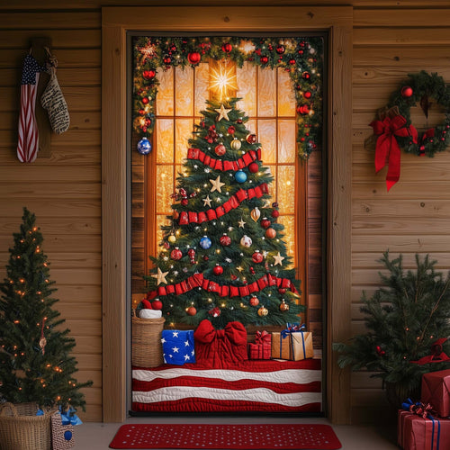 Evergreen Charm Quilted Door Cover GFTOMA7224