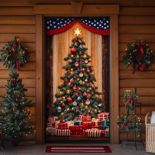 Evergreen Charm Quilted Door Cover GFTOMA7227