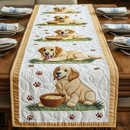 Golden Retriever Quilted Table Runner GFTOMA722