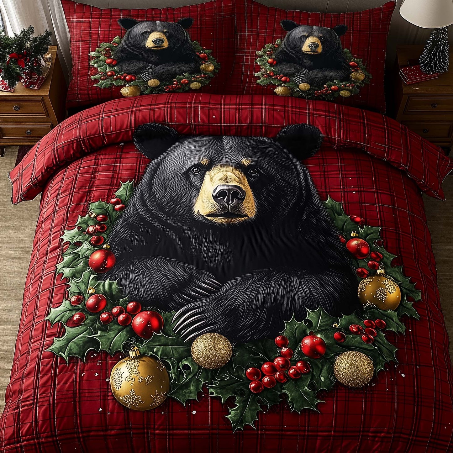 Wilderness Bear Duvet Cover Set GFTOMA7230
