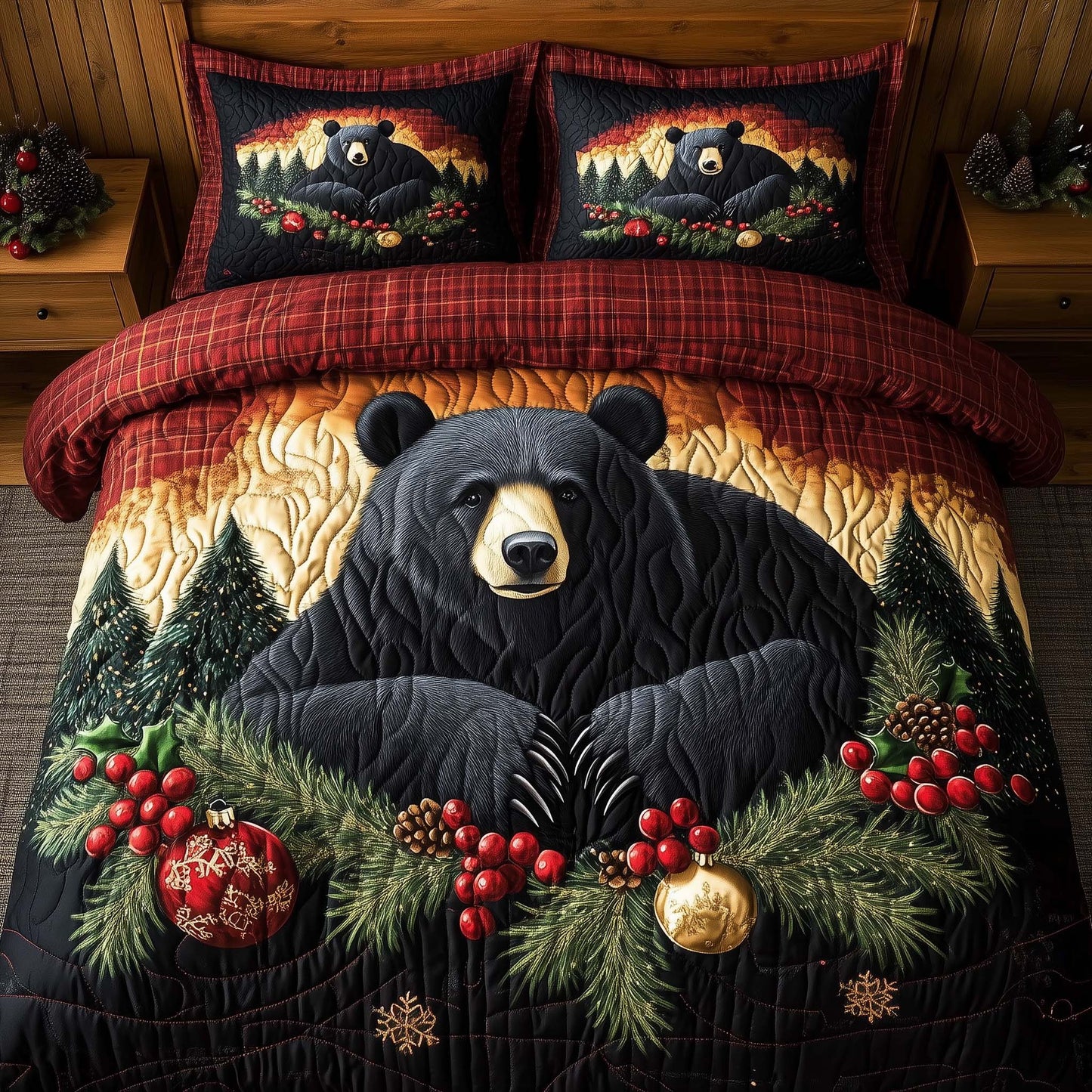Wilderness Bear Duvet Cover Set GFTOMA7233