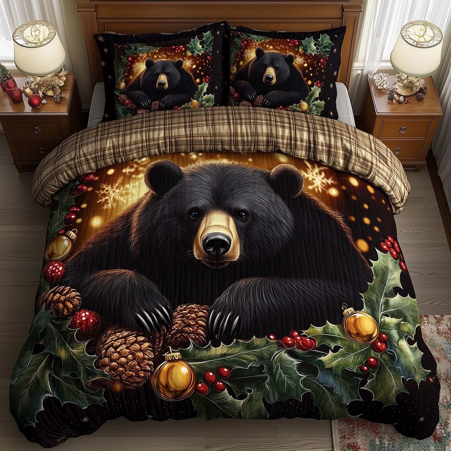 Wilderness Bear Duvet Cover Set GFTOMA7235