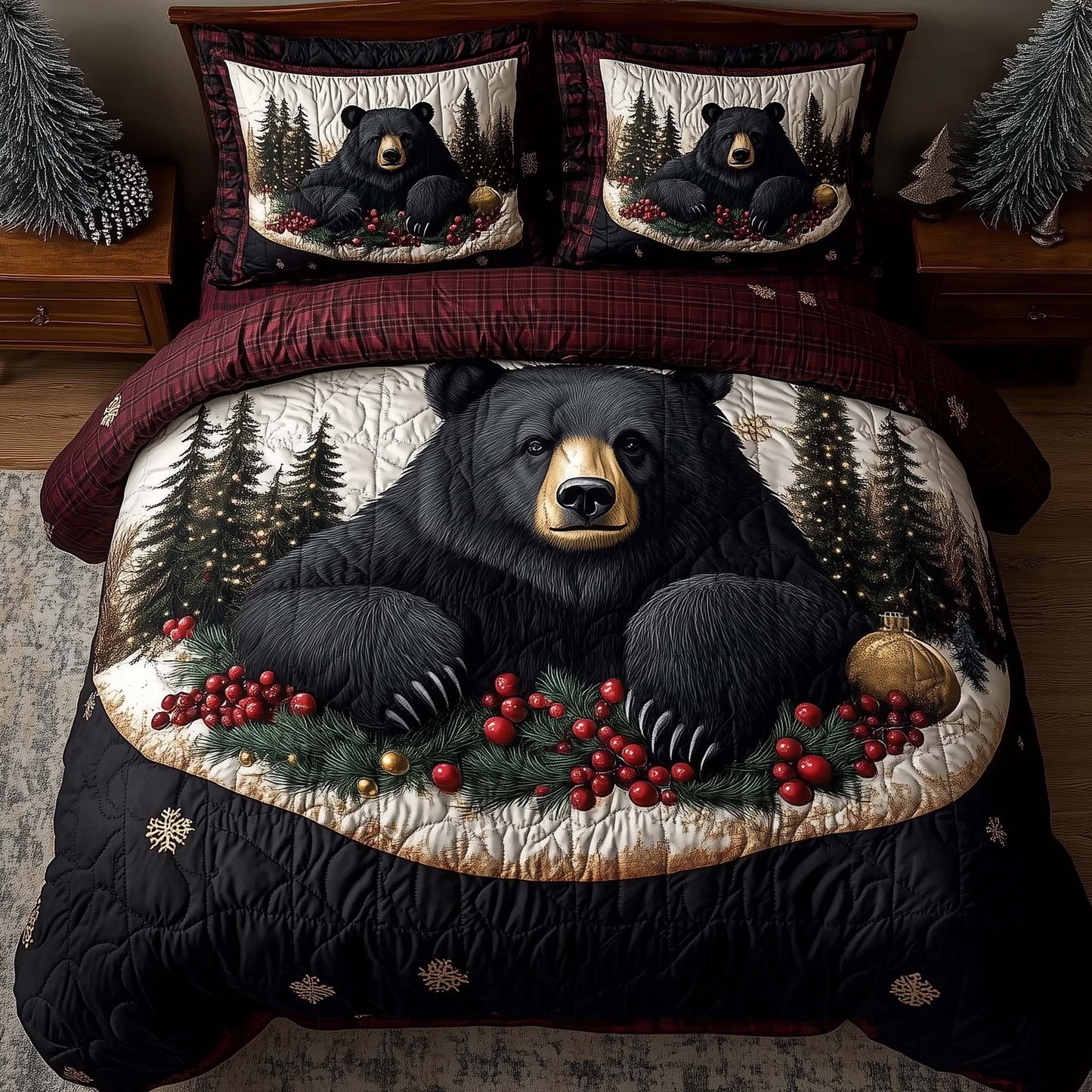 Wilderness Bear Duvet Cover Set GFTOMA7236