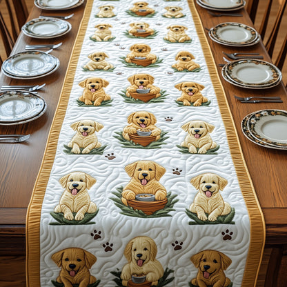 Golden Retriever Quilted Table Runner GFTOMA724